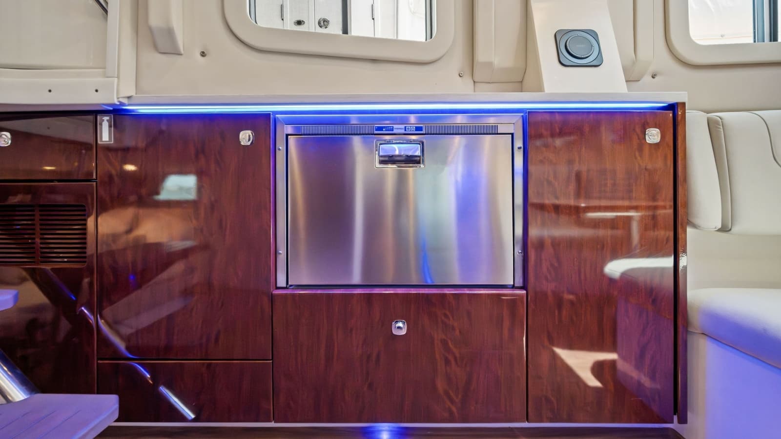 Galley with Stainless Steel Appliances