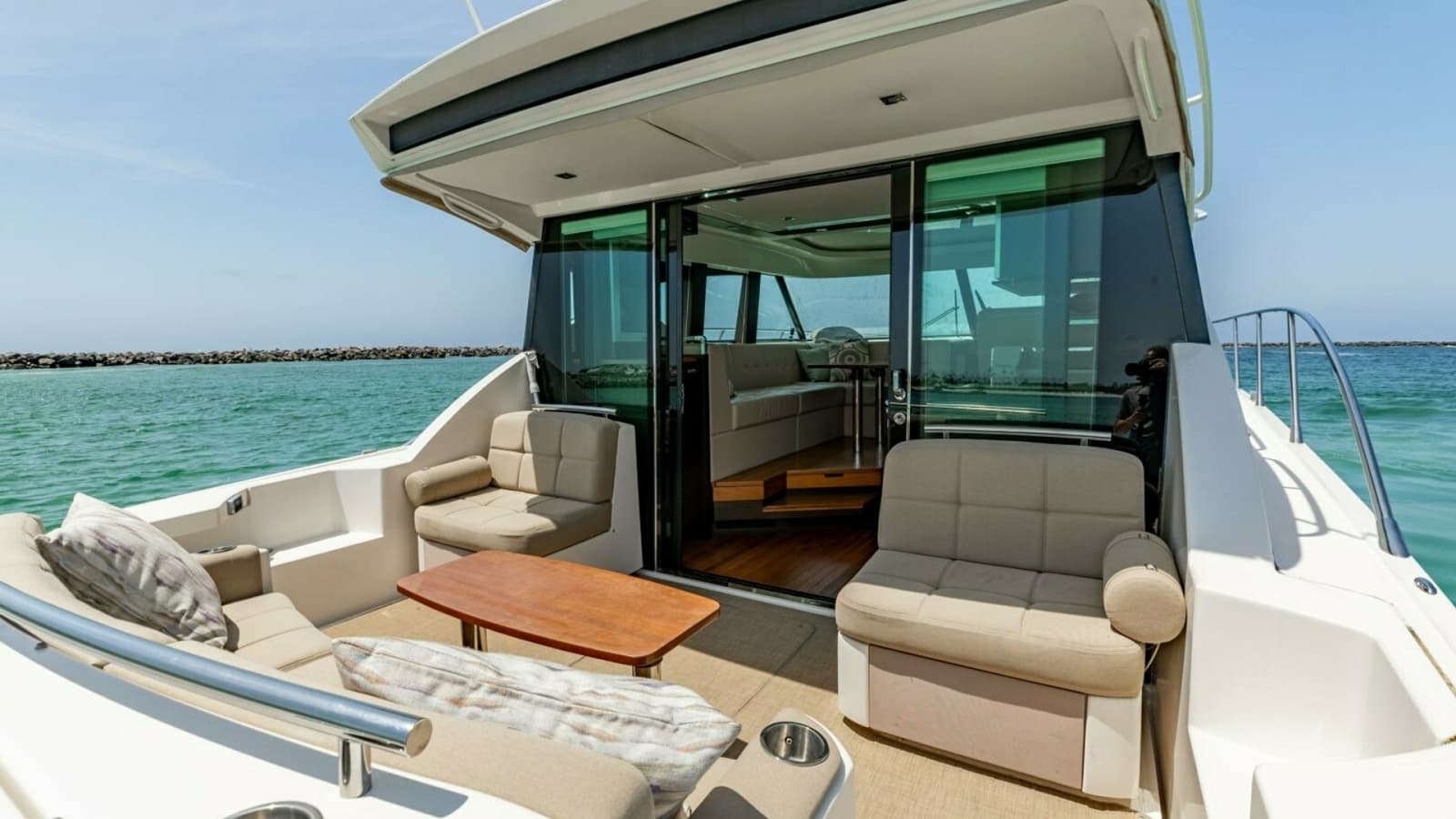 2015 Tiara Yachts 44 Coupe- SILVER LINING- Aft Deck