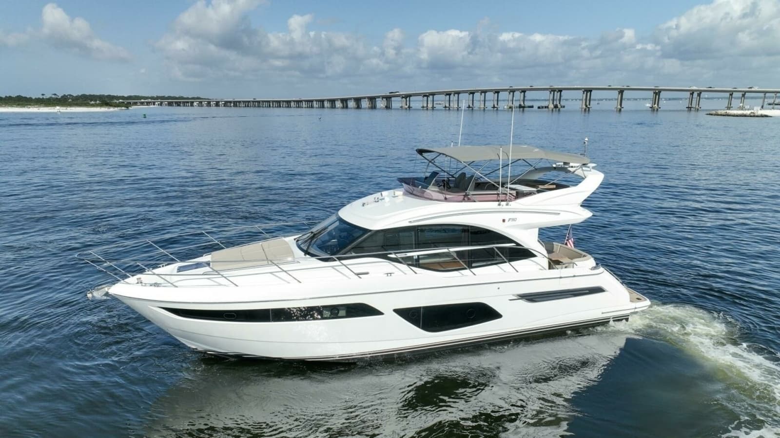 2021 Princess F50- MAKING TIME- Engine room- Port
