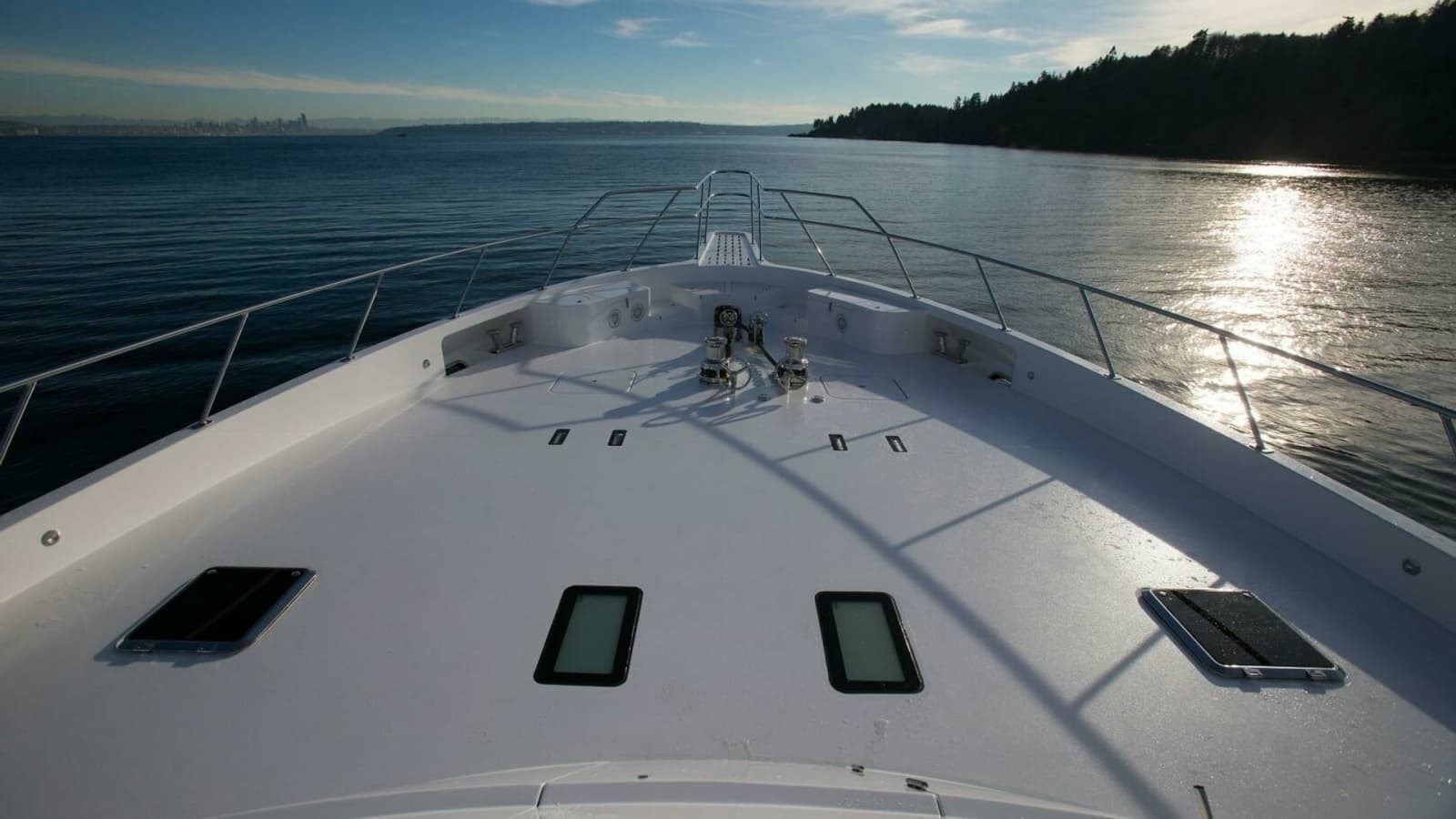 2019 Nordlund 115 Expedition Yachtfisher "Cazador" - Expansive Forward Deck View