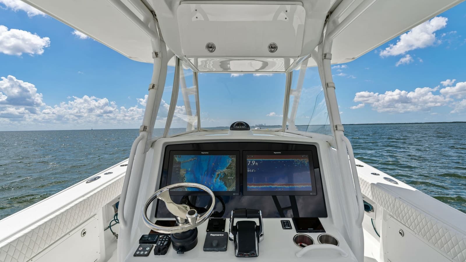 Helm Station with Dual Displays