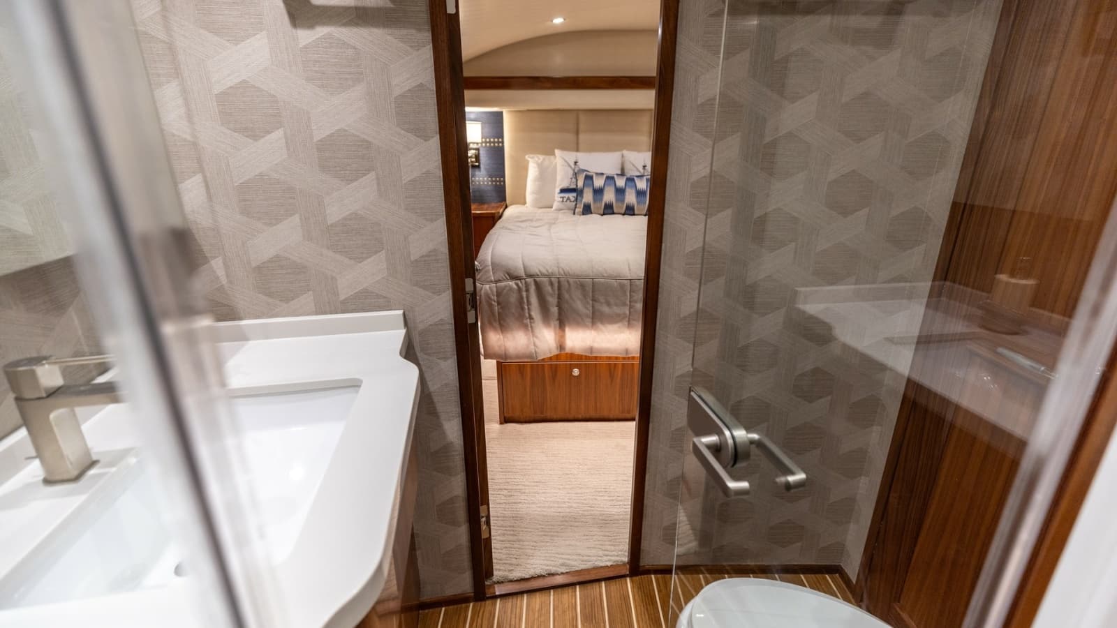 Ensuite Bathroom and Stateroom View