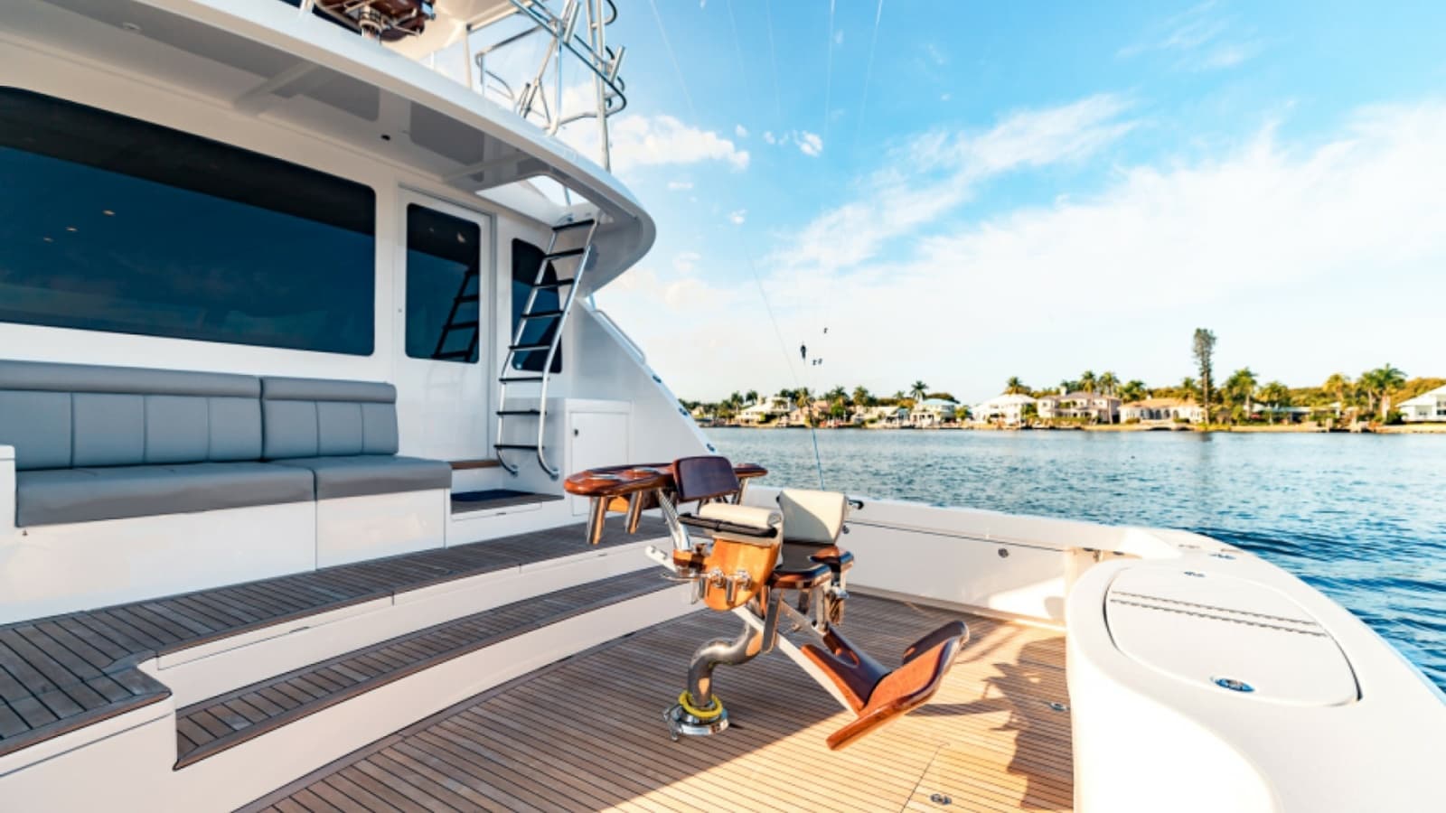2020 Bertram 61 Convertible "SINE METU" - Spacious Aft Deck with Fighting Chair