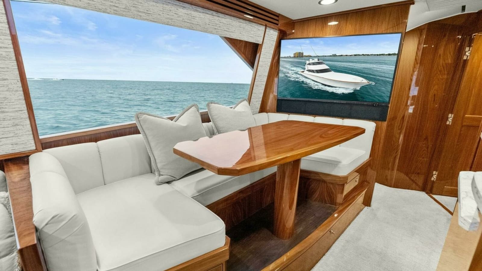 2022 Viking 68 Enclosed Bridge- PIPE DREAM- Dinnette