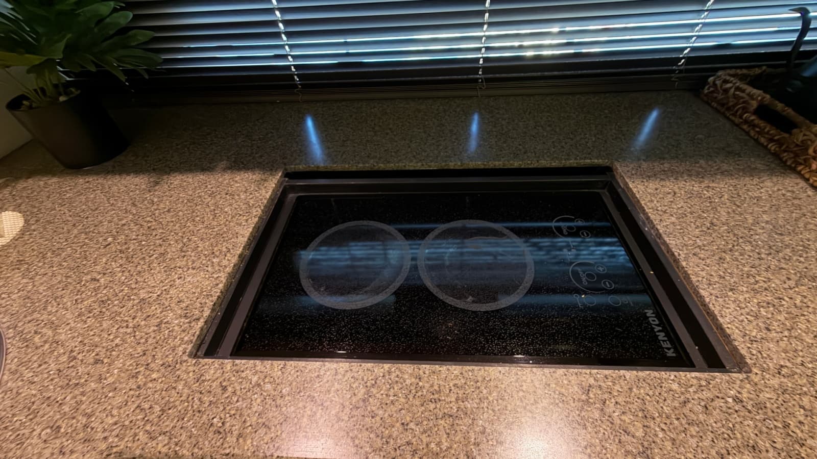 Galley with Electric Cooktop