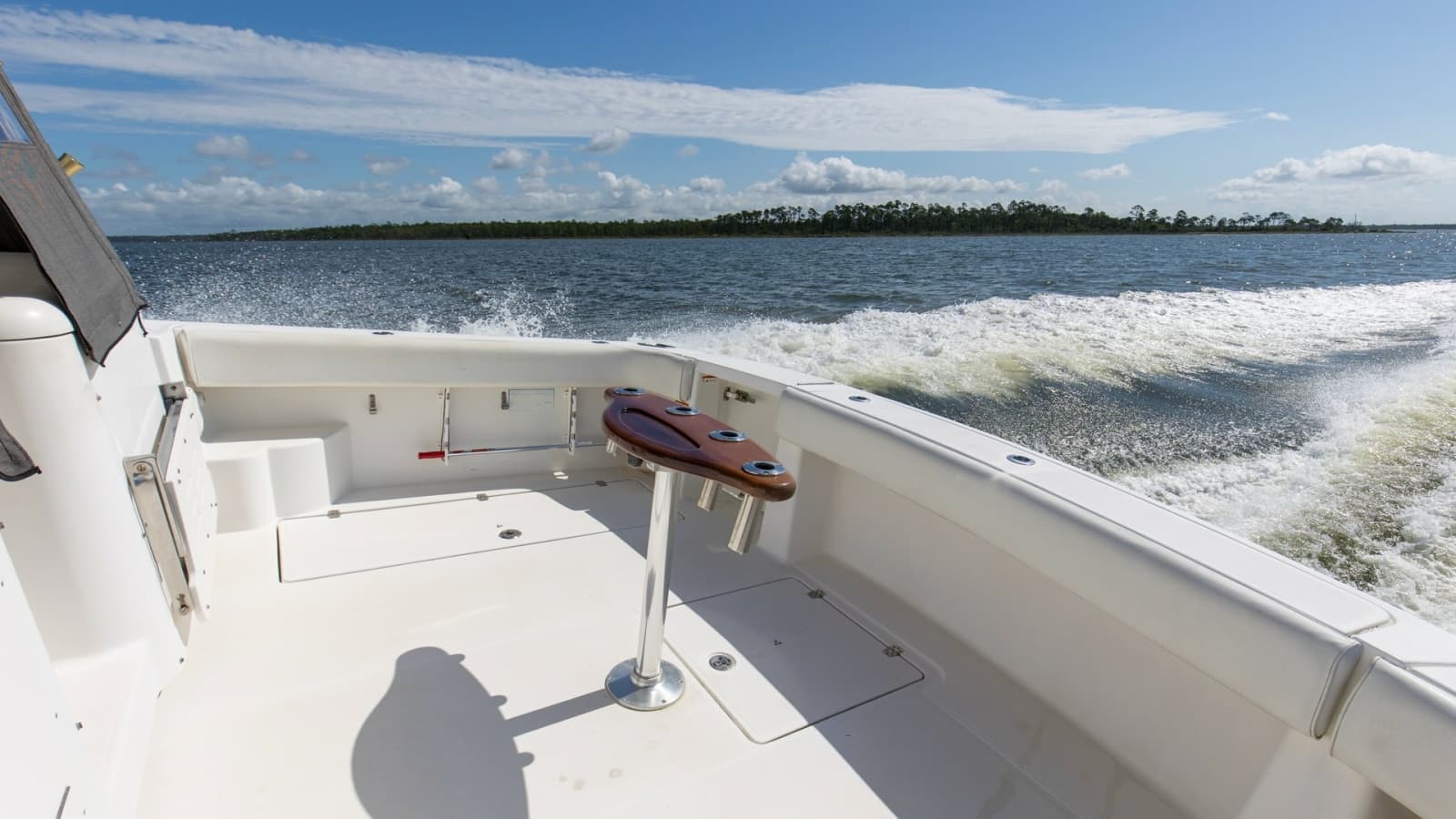Spacious Aft Deck with Rod Holders