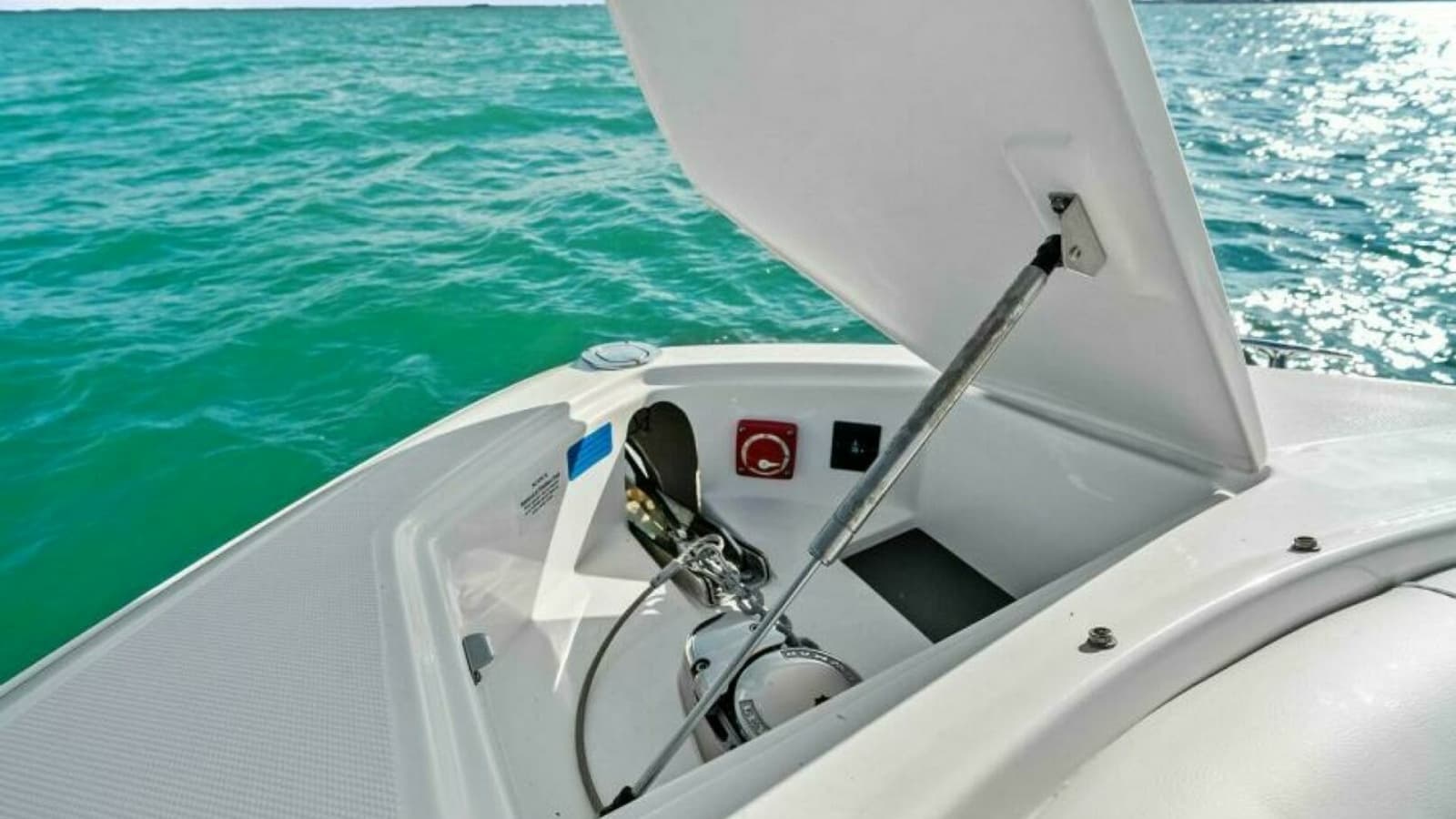 Bow Anchor Storage Compartment