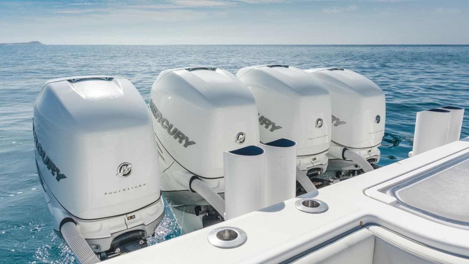 Quad Mercury Outboard Engines