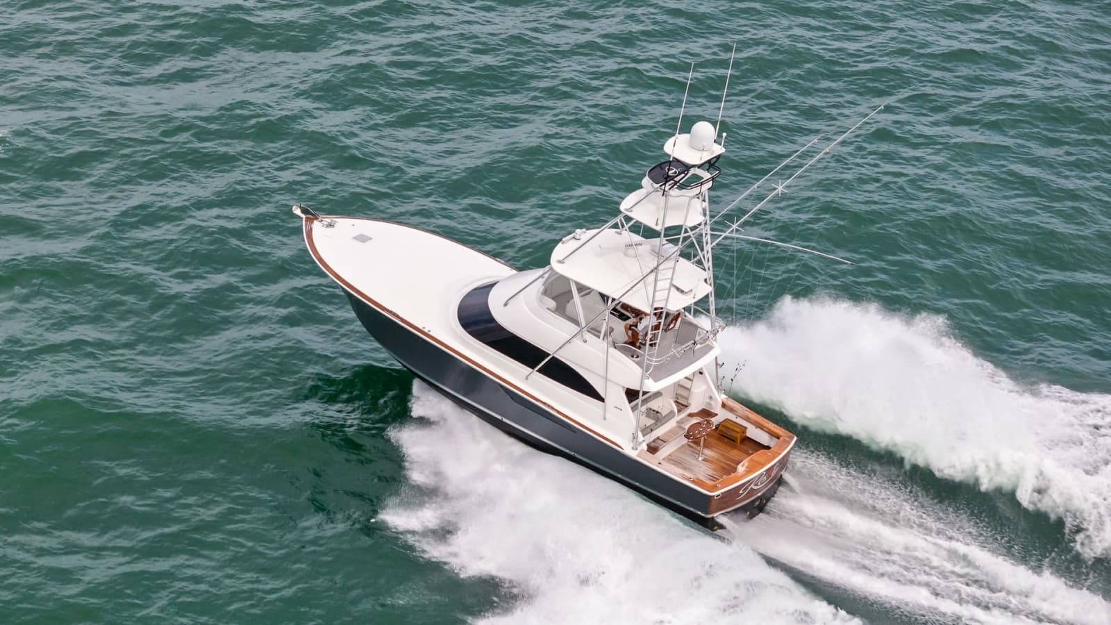 Aerial View of Viking 55 Convertible