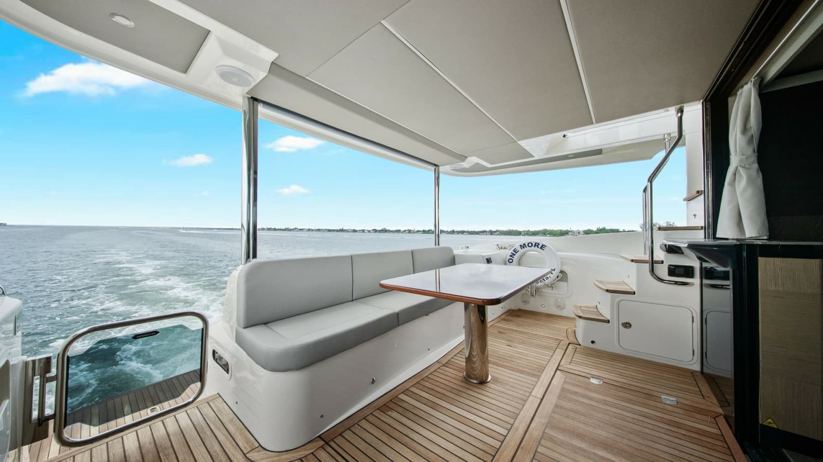 Spacious Aft Deck with Seating Area