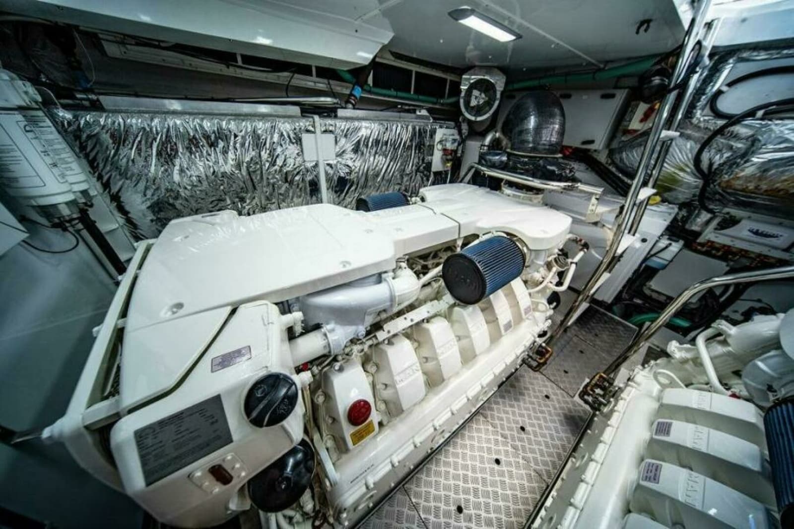 Princess 65 - Engine Room