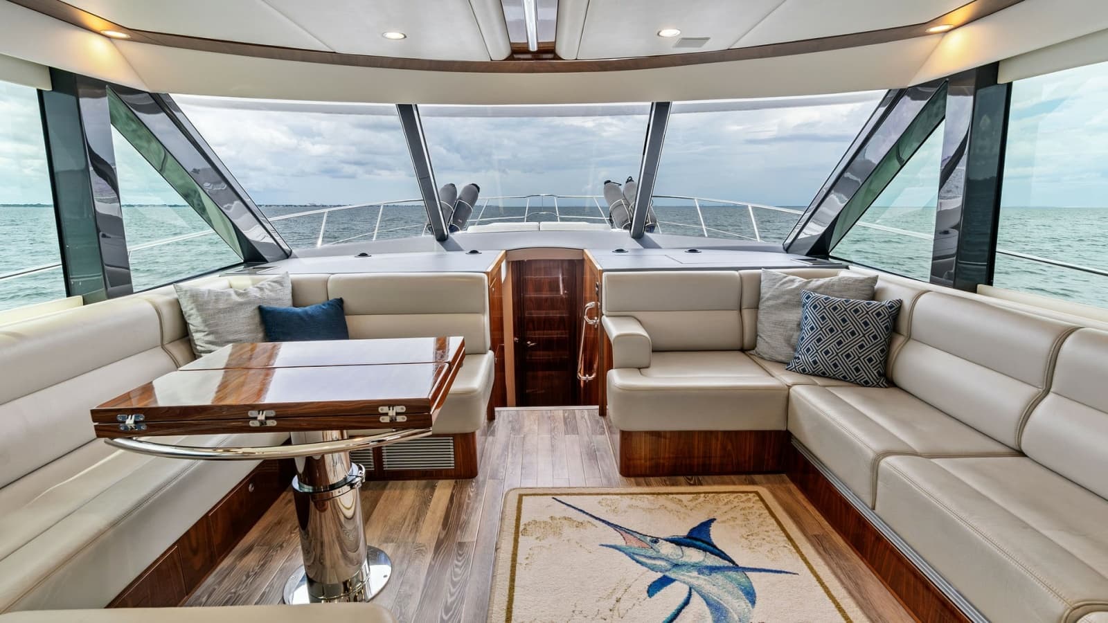 Spacious Enclosed Bridge Lounge Area