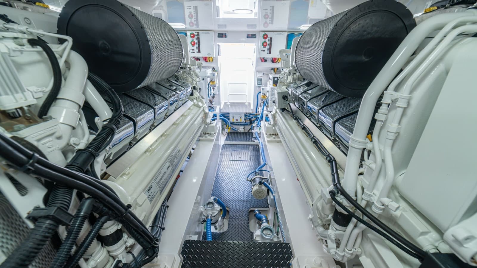Engine Room with Twin Engines