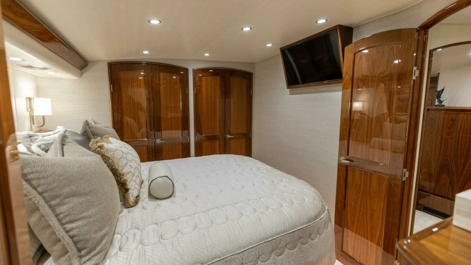 2018 Viking 62 Convertible- Da'Grits-Master Stateroom