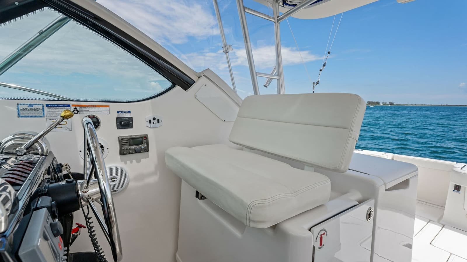 Helm Station with Seating