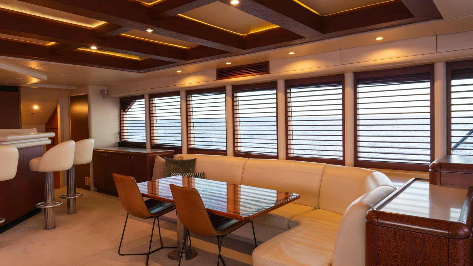 Elegant Salon with Dining Area