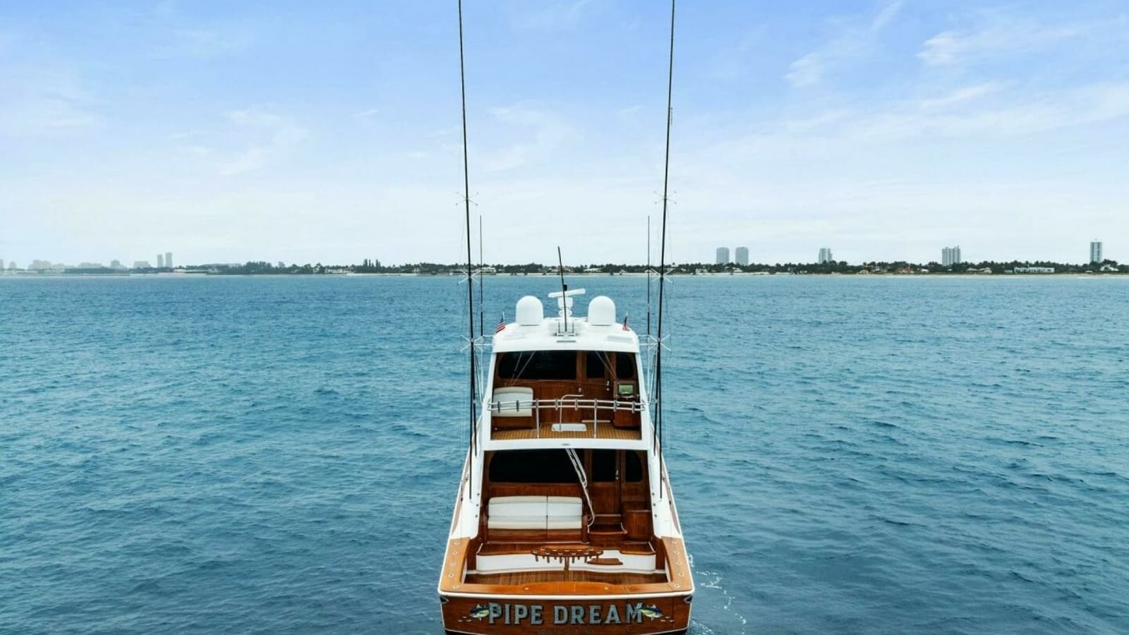 2022 Viking 68 Enclosed Bridge- PIPE DREAM- Transom