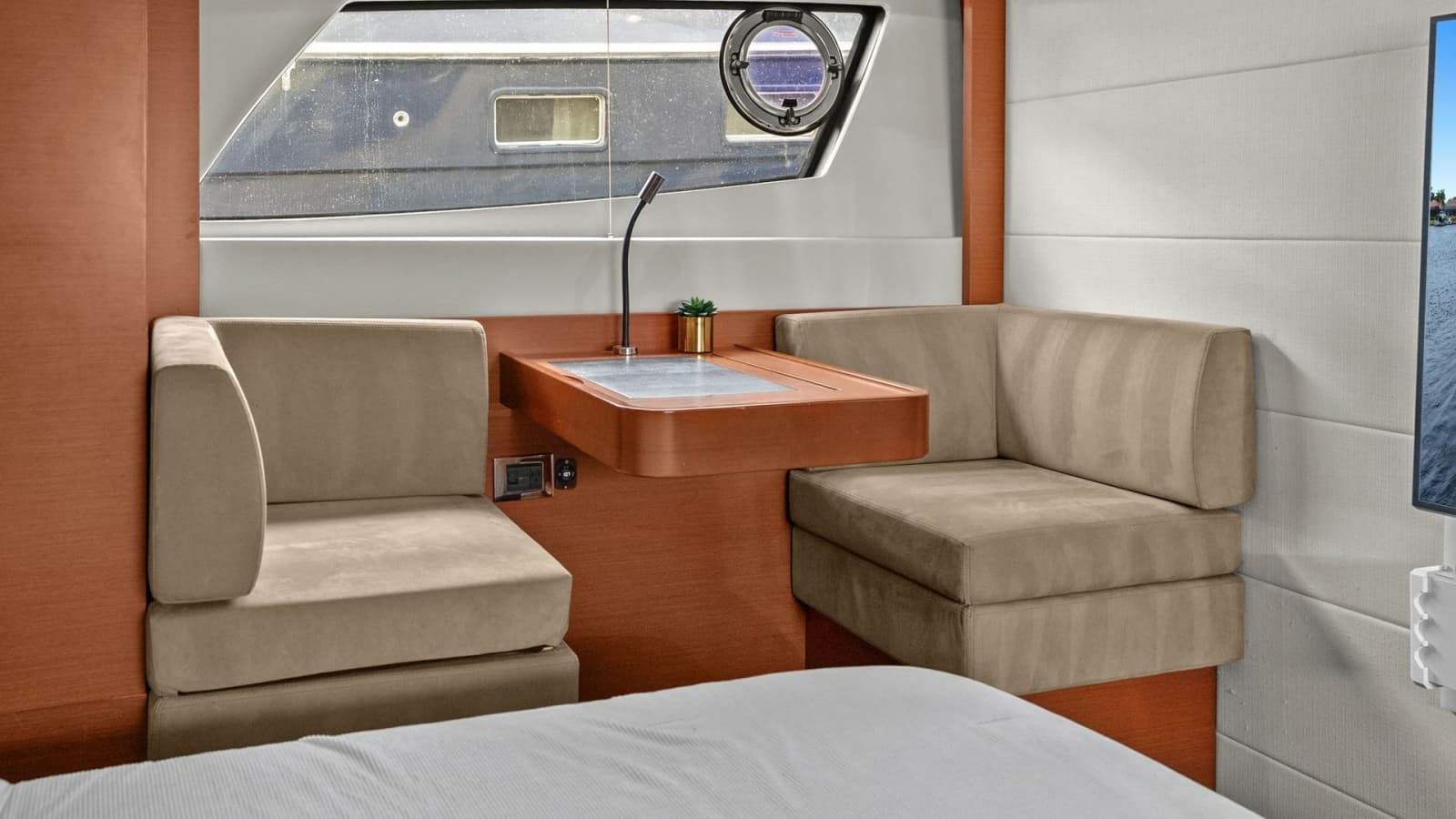 Luxurious Cabin Seating Area