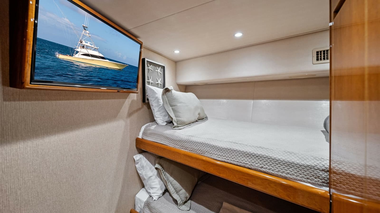 Cozy Twin Bunk Stateroom