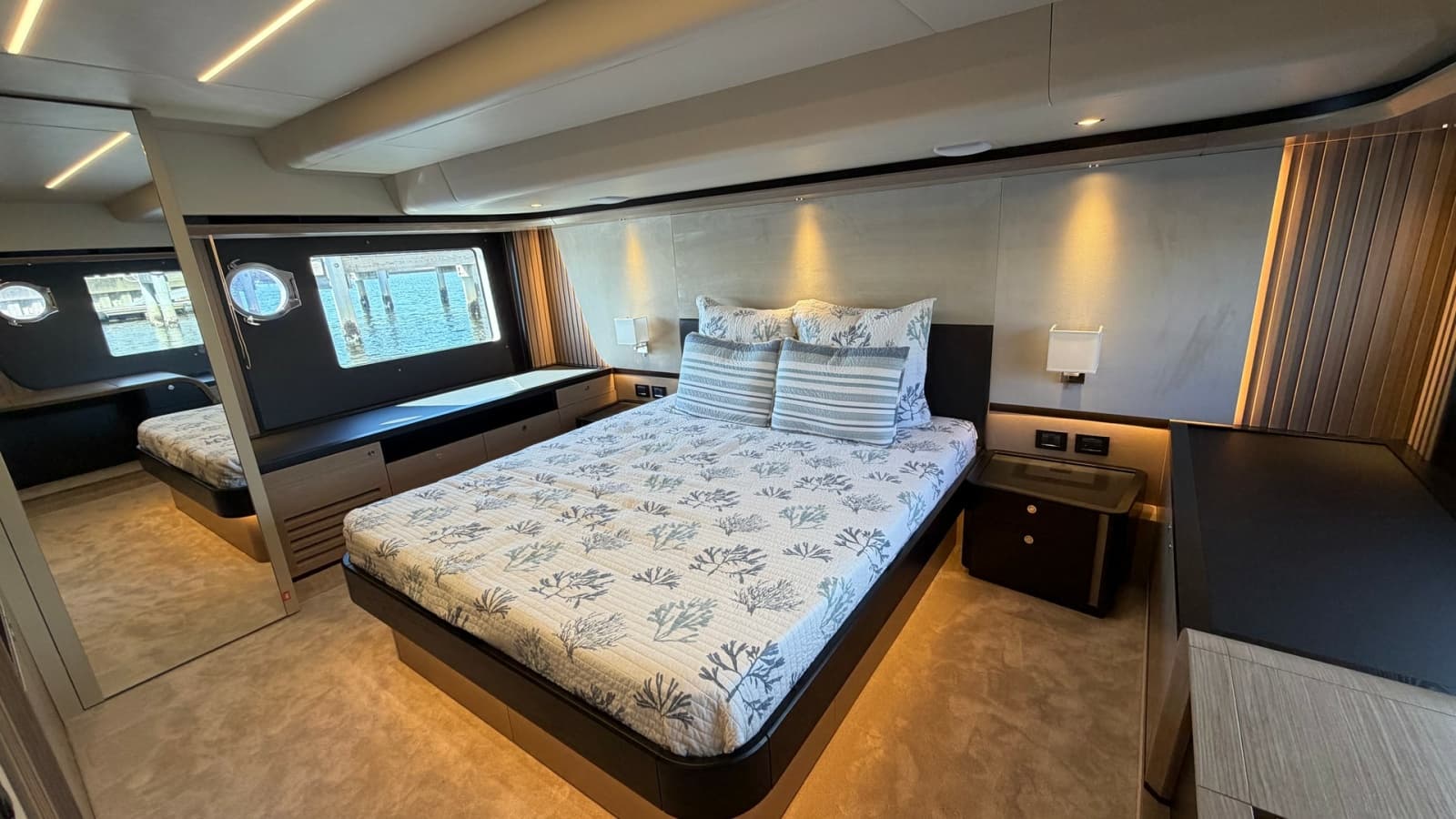 Master Stateroom with Modern Design