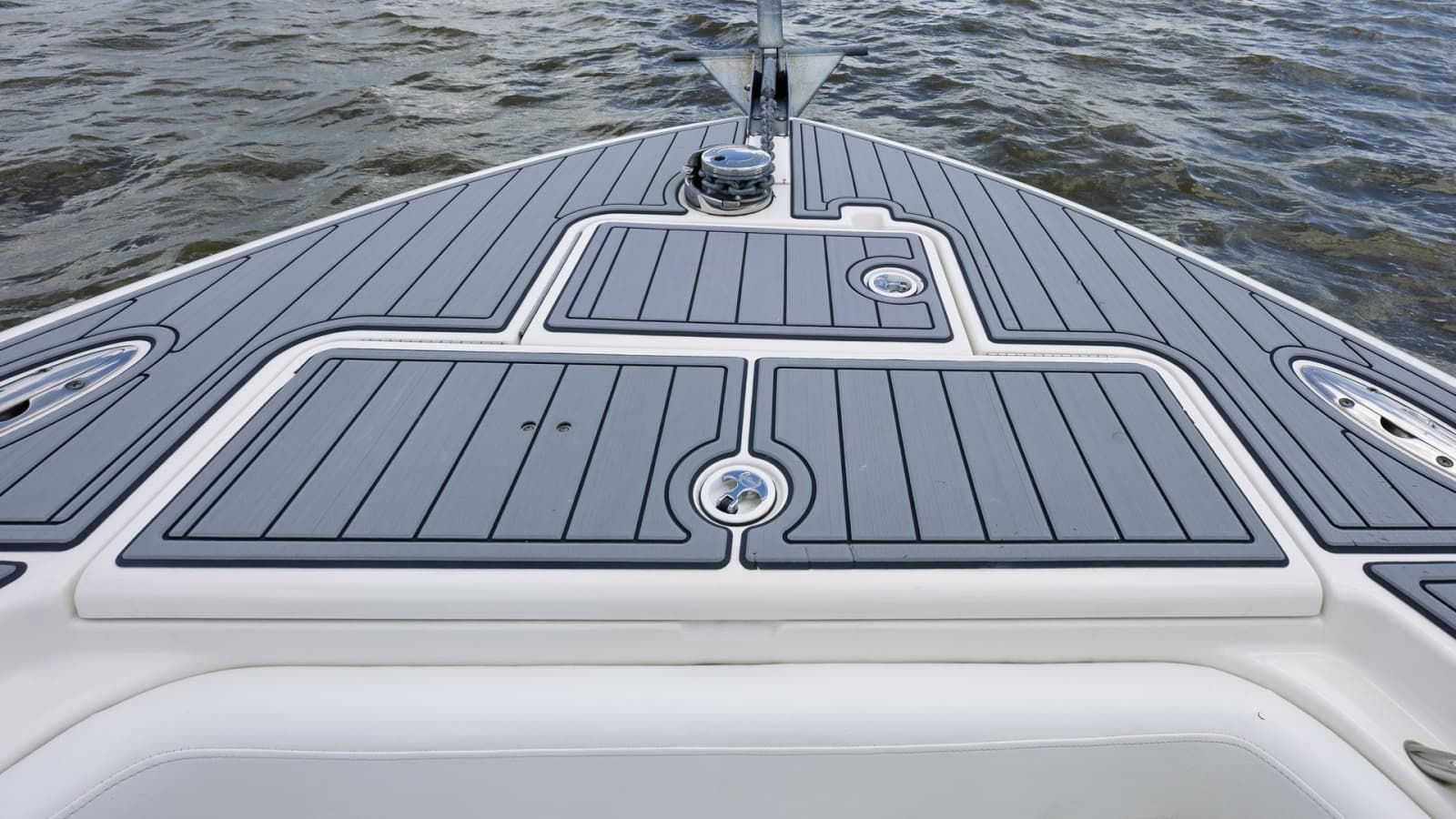 Bow Deck with Non-Skid Surface