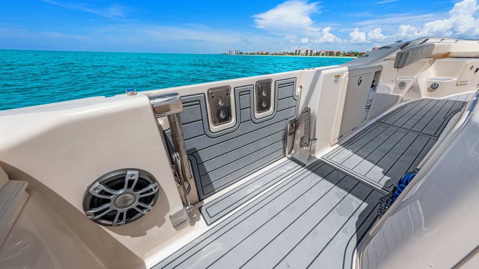 Spacious Aft Deck with Rod Holders