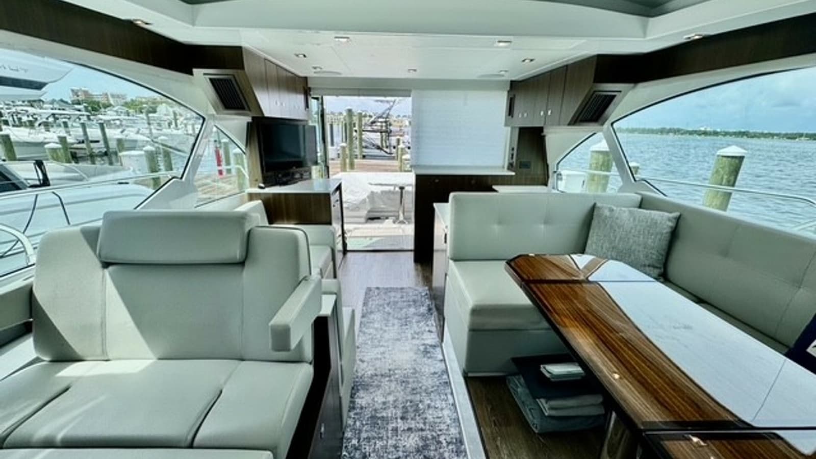 Spacious Salon with Panoramic Views