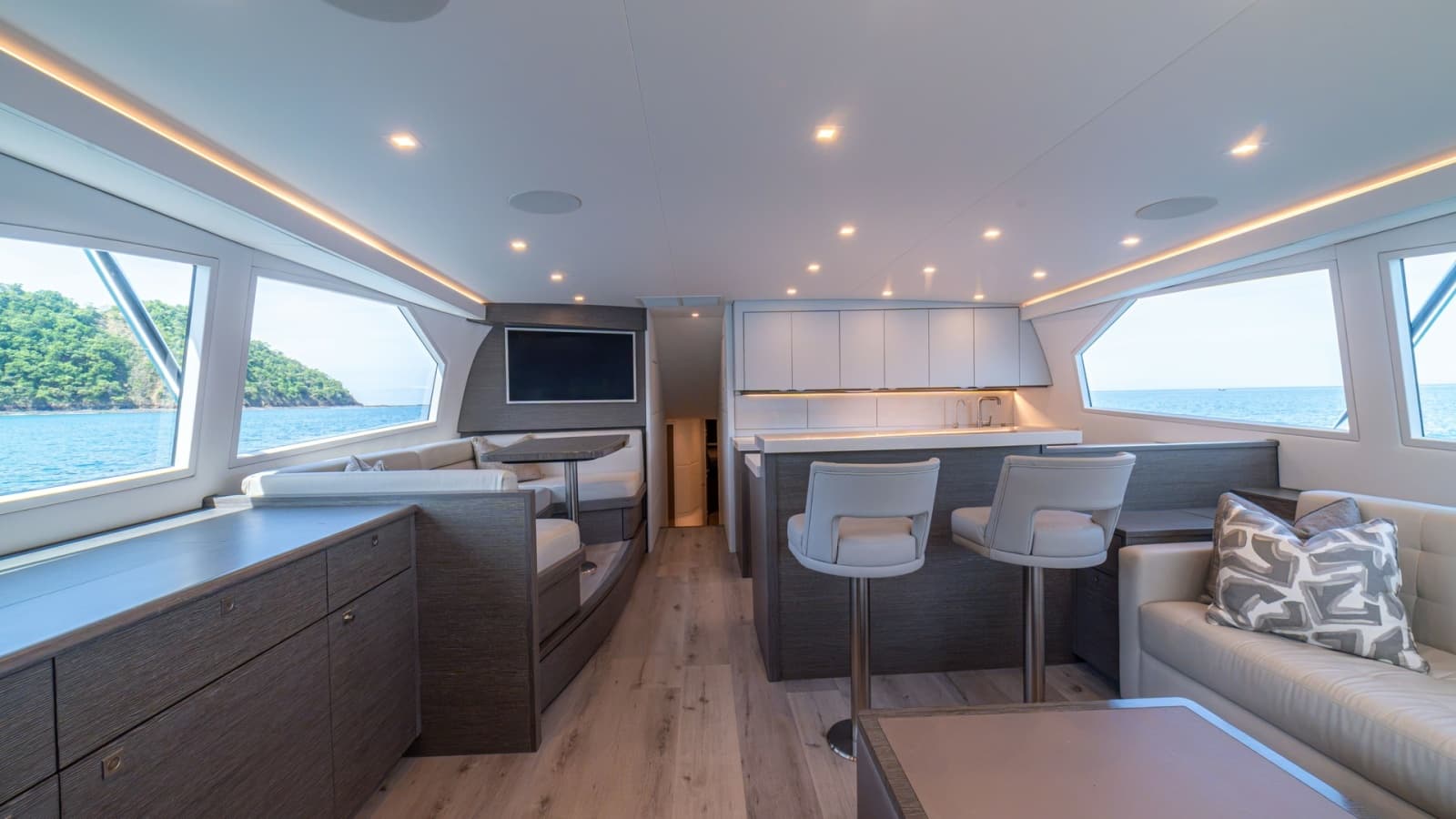 Salon with Ocean Views