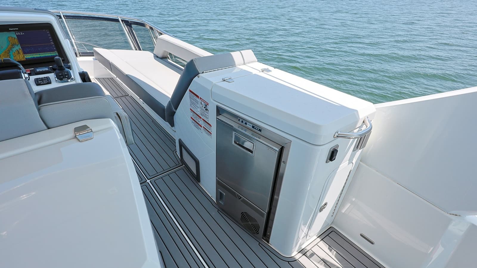 Aft Deck with Wet Bar and Seating