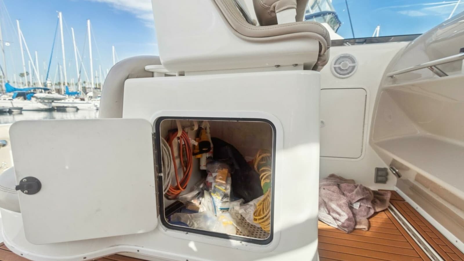 2000 Sea Ray 370 Express Cruiser "Sandie Lee" - Cockpit Storage Compartment