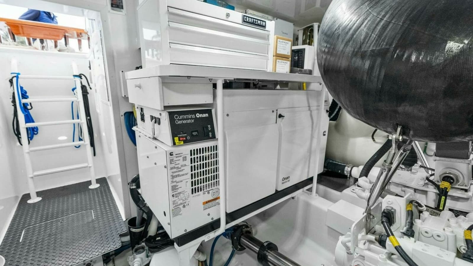 2022 Viking 68 Enclosed Bridge- PIPE DREAM- Engine Room