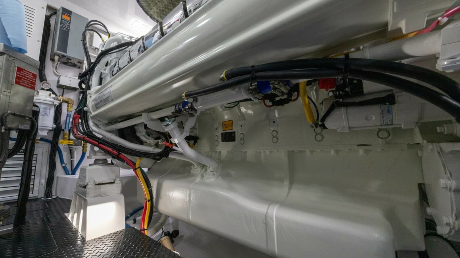 2025 82 Viking Convertible Boujie Engine Room (1)