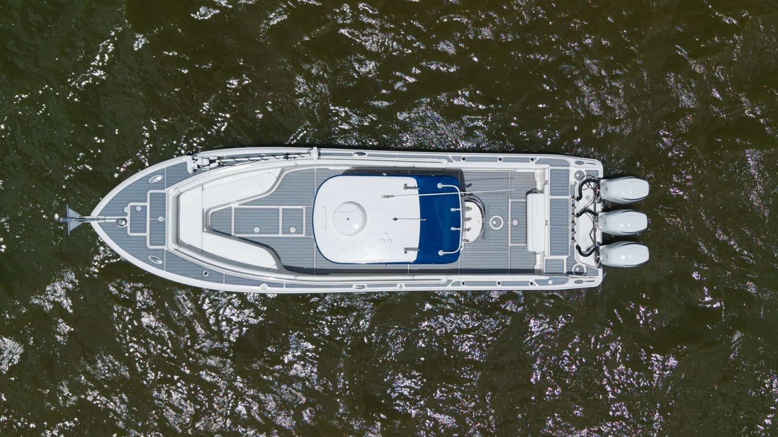 Aerial View of Center Console Deck
