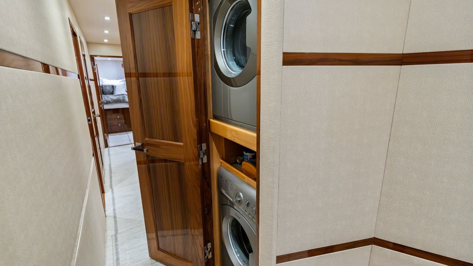2016 Viking 80 Enclosed Bridge- FRIGATE- Laundry