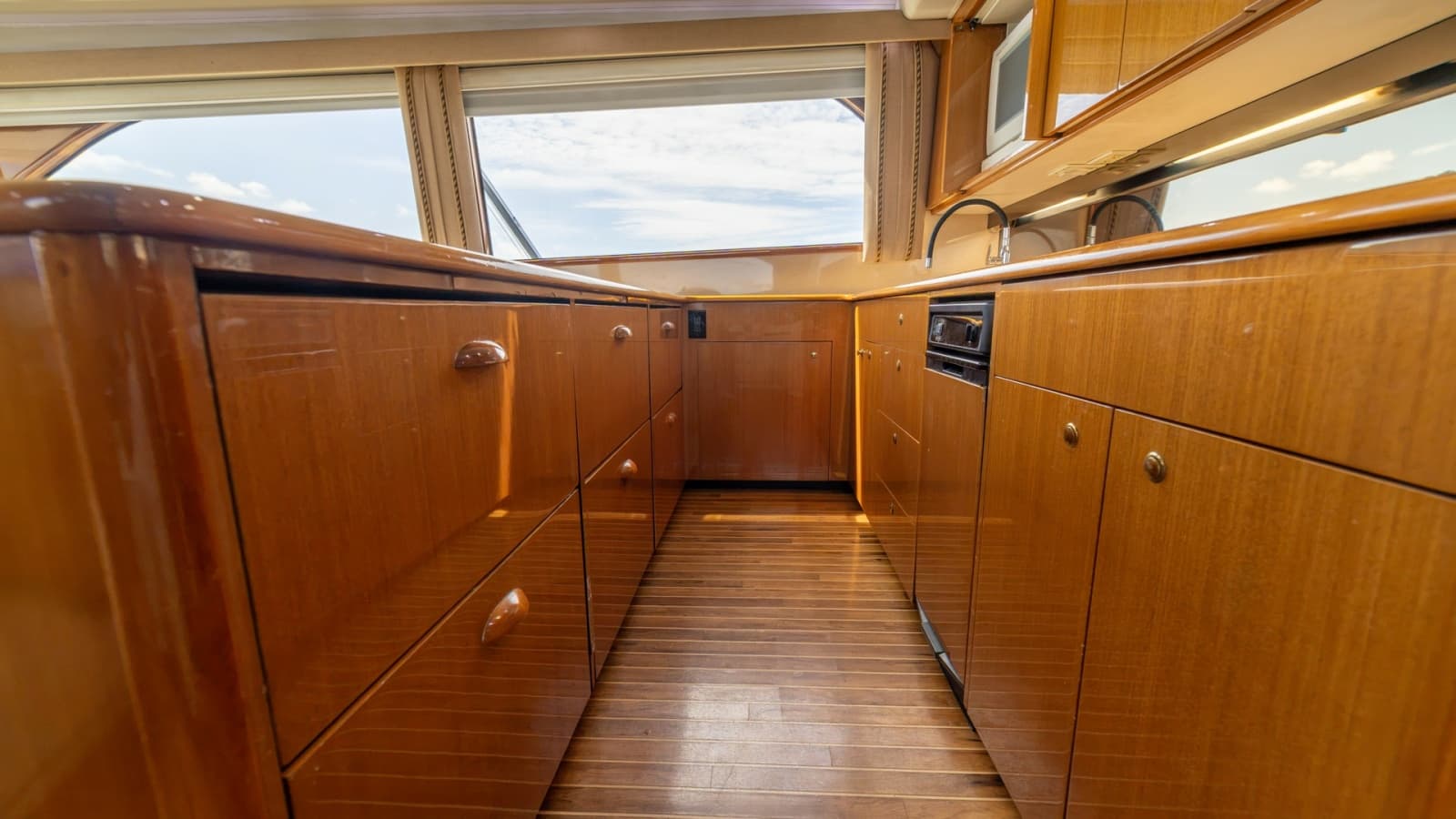 Galley with Ample Storage Space