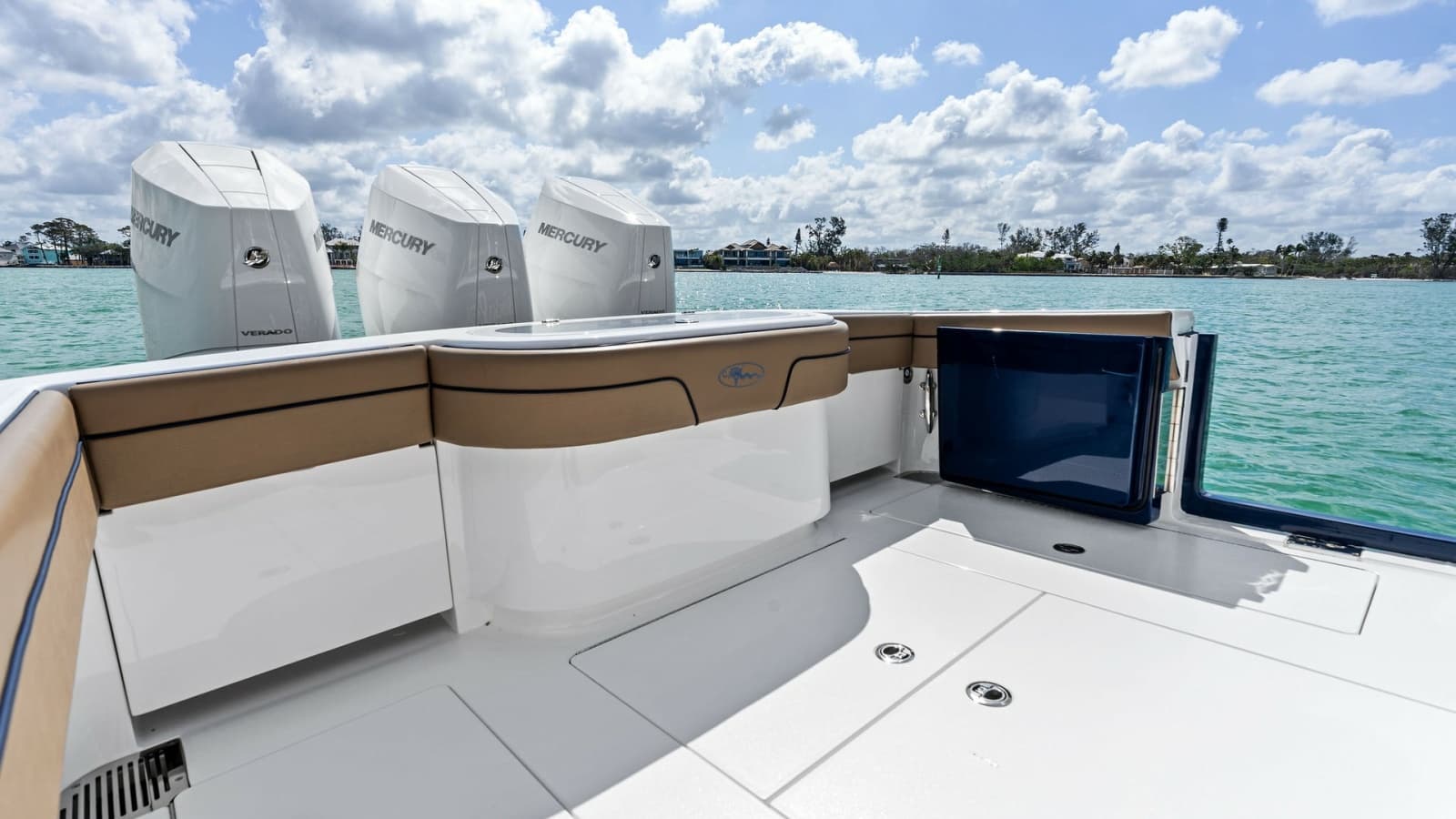 Spacious Aft Deck with Engines