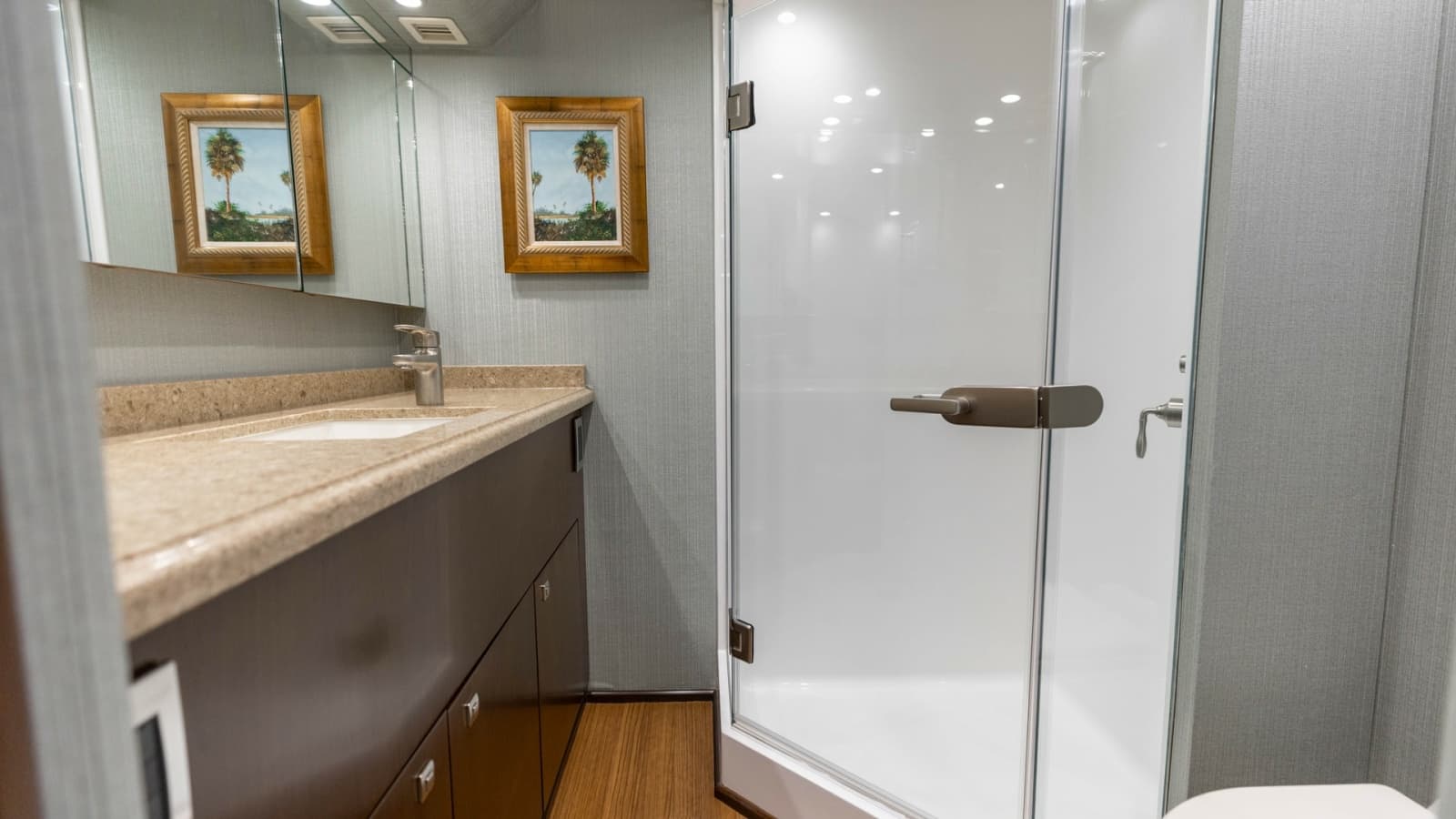 2015 Viking 76 Enclosed Bridge- CHULA- Master Stateroom Head