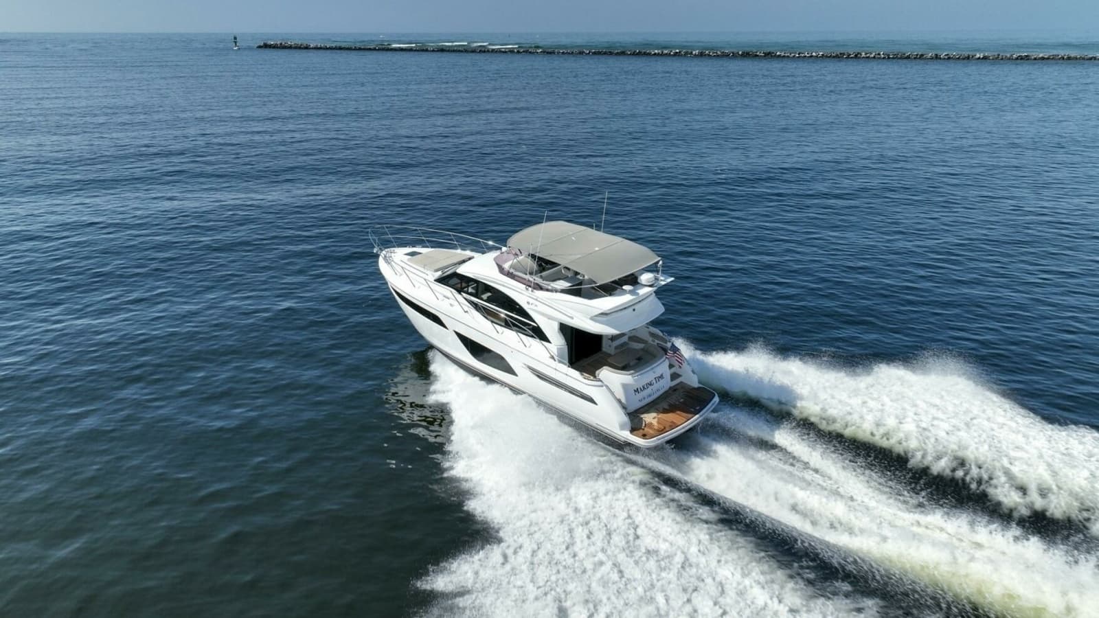 2021 Princess F50- MAKING TIME- Engine room- Transom