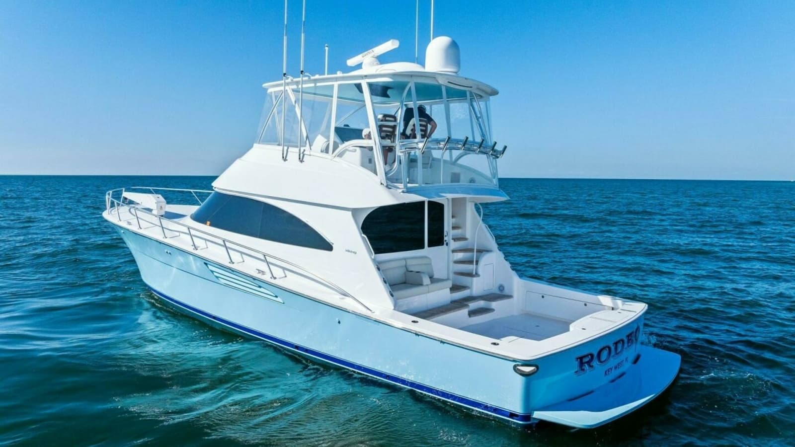 Aft Deck and Flybridge View