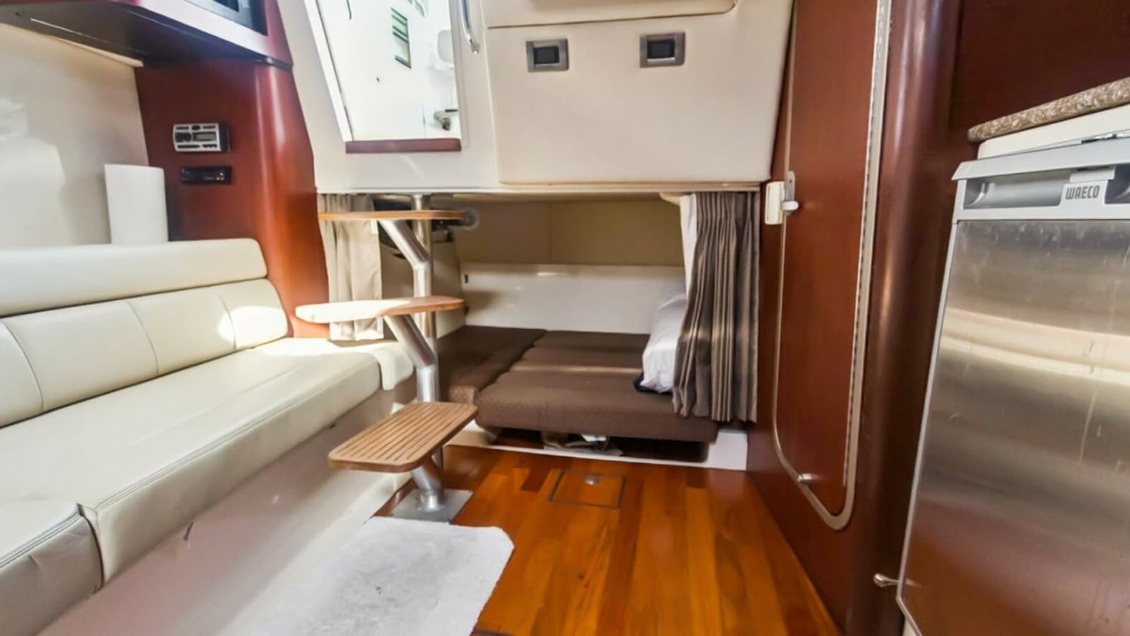 Interior Cabin with Convertible Seating