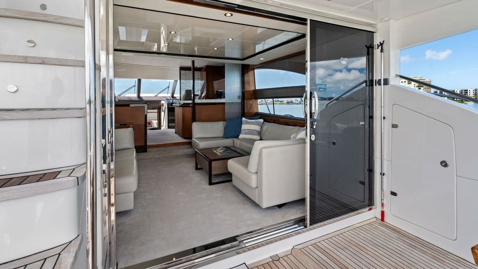 Salon Entrance from Aft Deck
