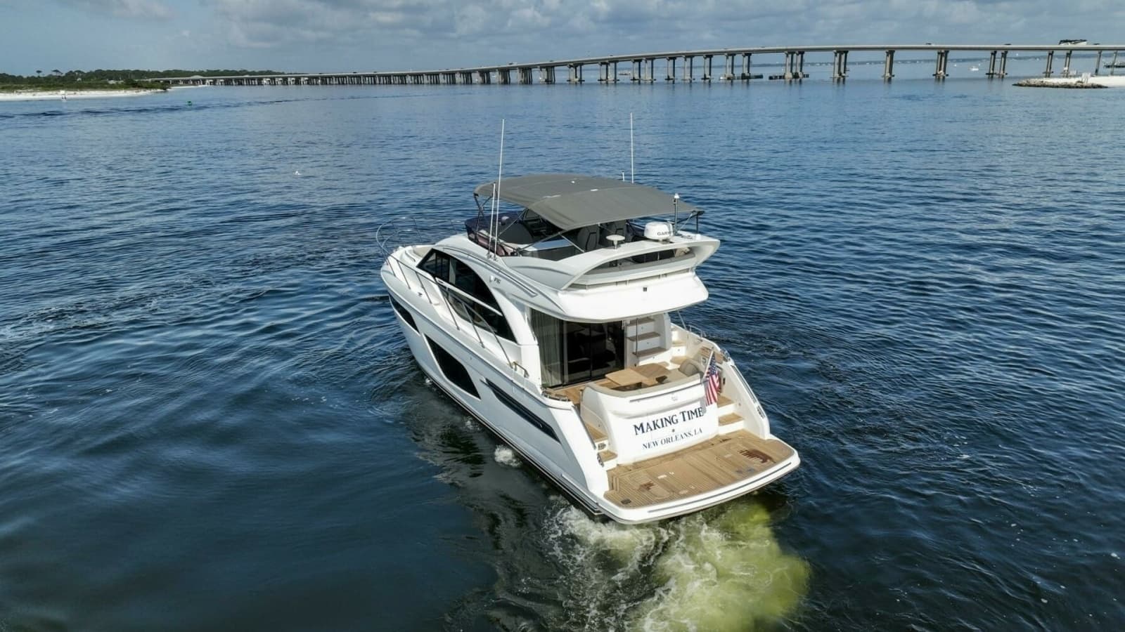2021 Princess F50- MAKING TIME- Engine room- Transom