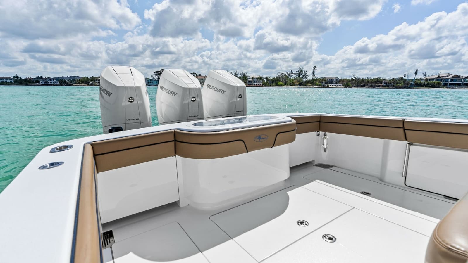 Aft Deck with Triple Engines