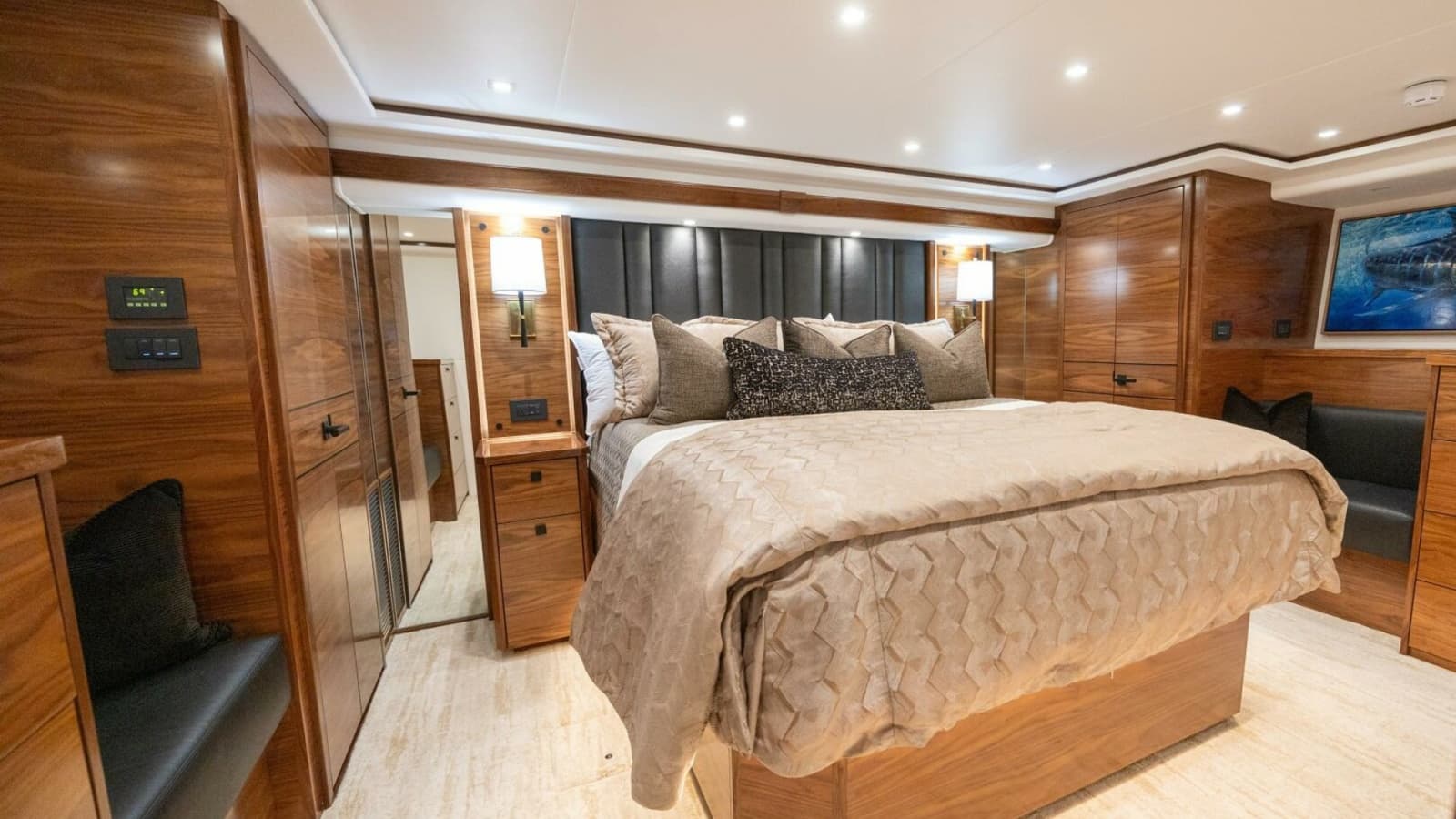 2025 82 Viking Convertible Boujie Master Stateroom (1)