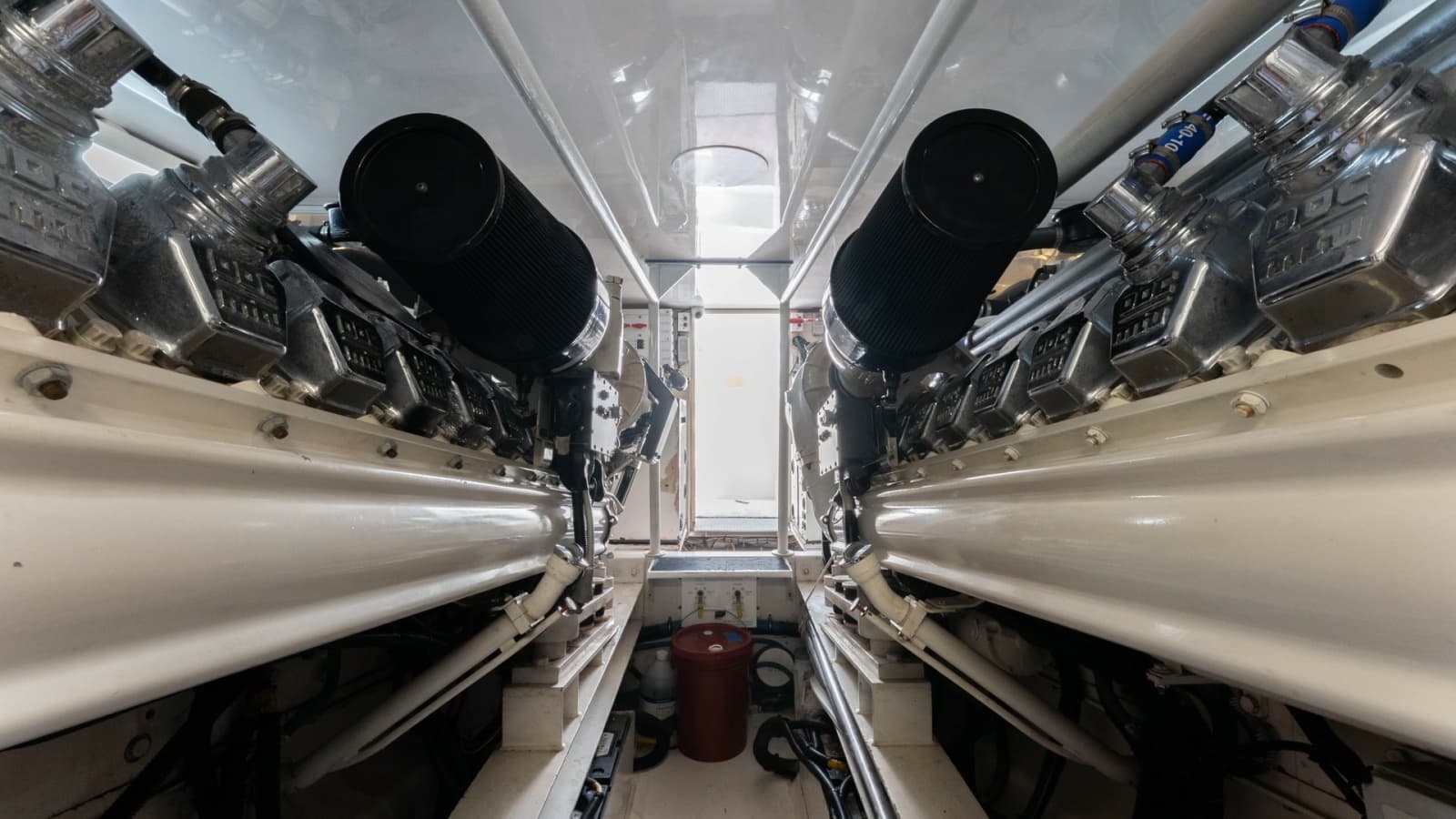 Engine Room with Twin Engines