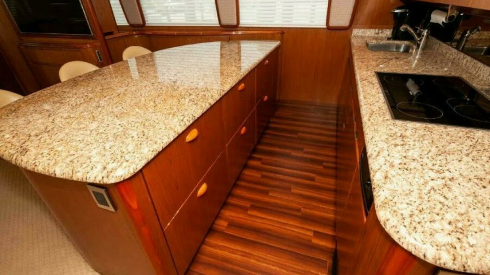 2012 76 Viking Sky Bridge Barefoot Drive Galley (3)