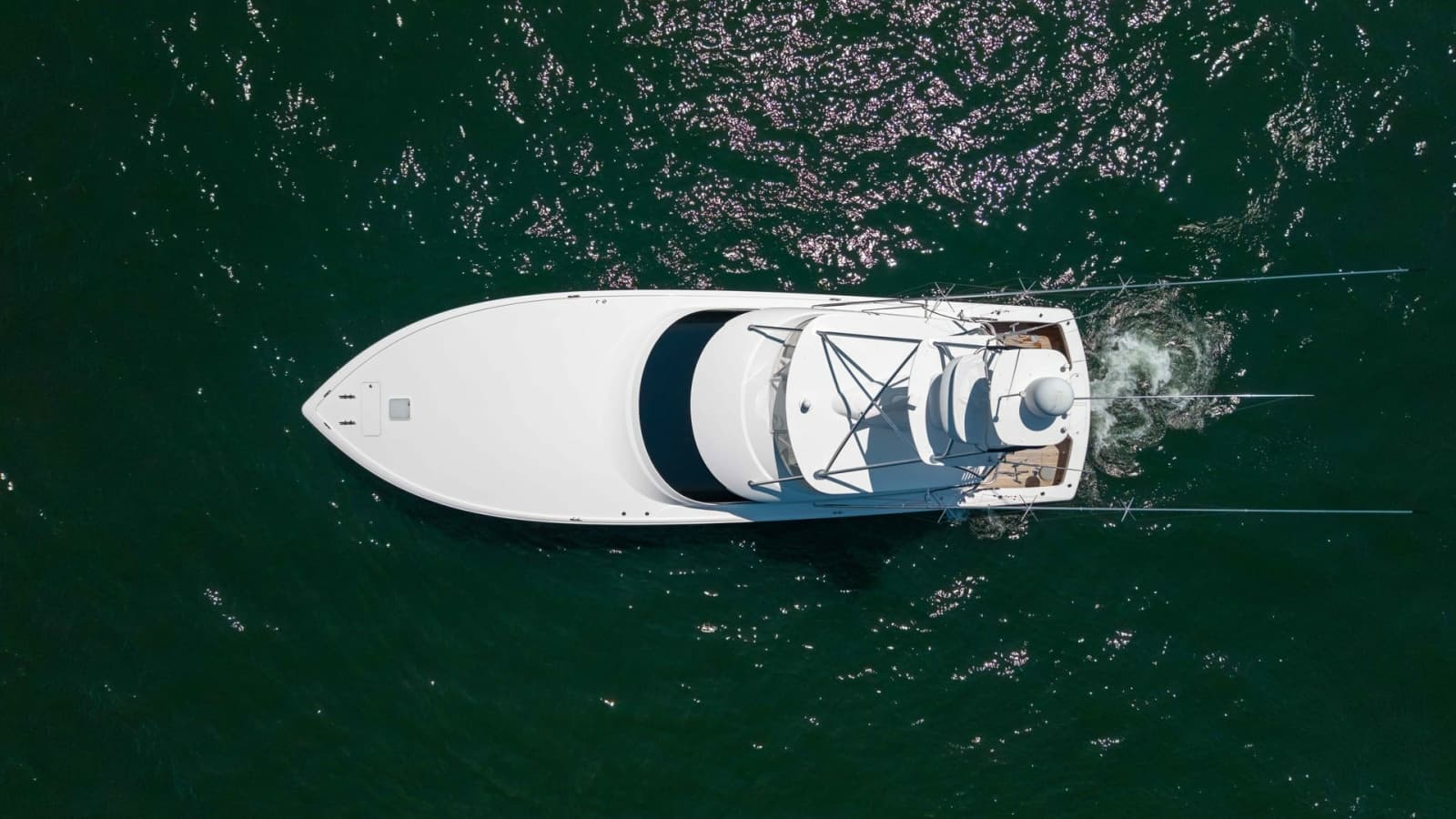 Aerial View of Viking 62 Convertible