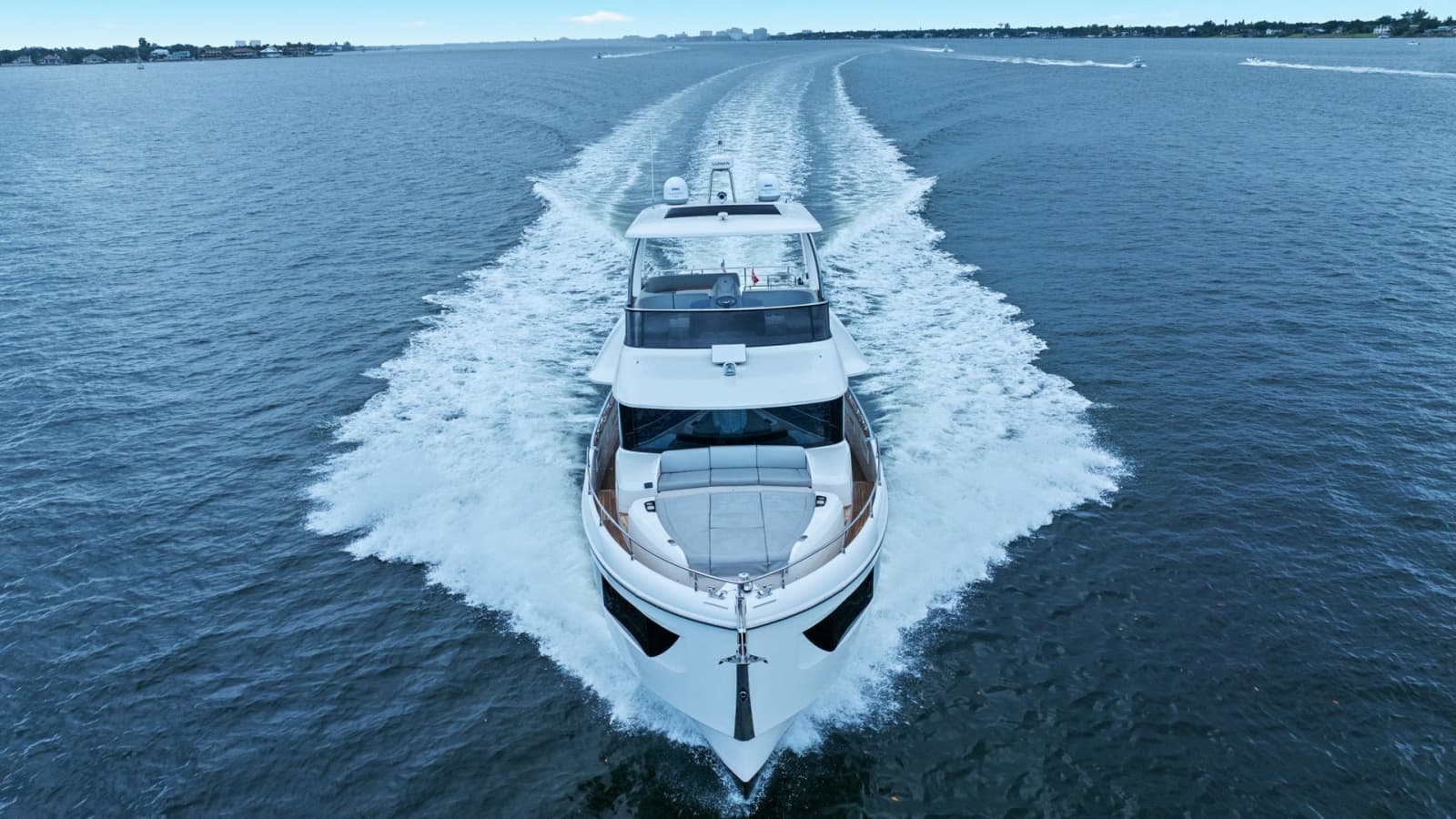 Bow Aerial View in Motion