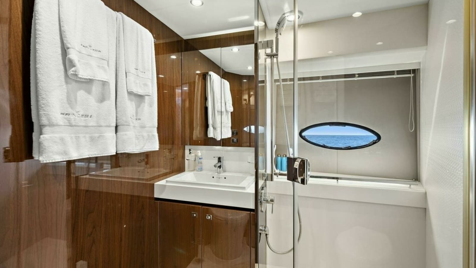 2015 Princess 72 Motor Yacht "LA-Z-BUOY" Master Ensuite Head/ Shower Stall