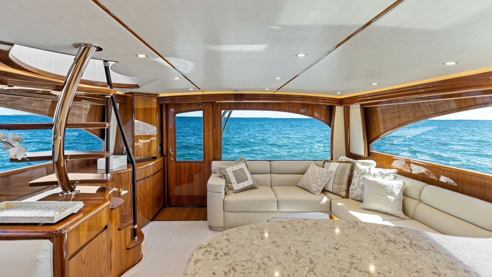 Salon with Ocean Views